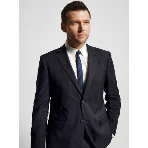 Zanetti "Giove"  Narrow Pin Stripe Genuine Italian 100% Wool Slim Fit Suit